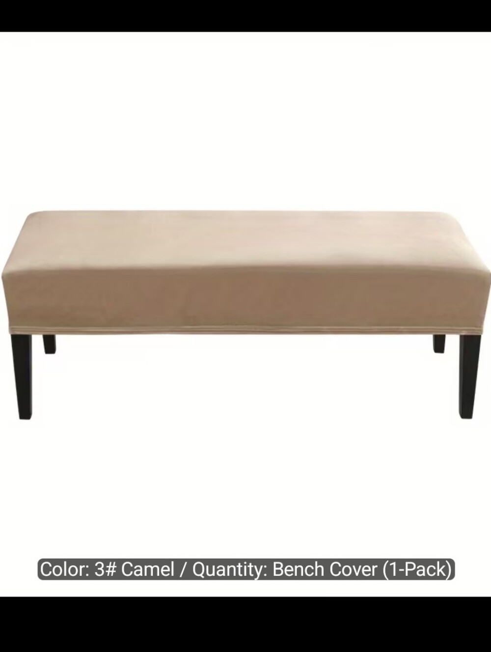 NEW! Bench Seat Cover Velvet Large